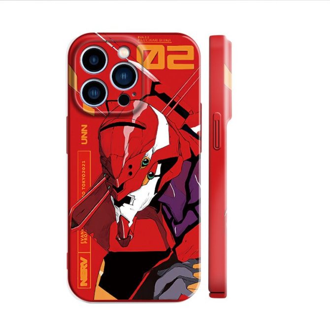 Stylish Red Anime Robot Iphone Case – Durable, Sleek, Perfect Fit For Fans
