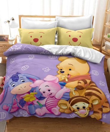 Cozy Kids' Cartoon Bedding Set – Soft & Colorful Comforter For A Dreamy Sleep