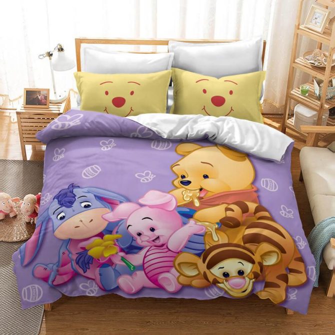 Cozy Kids' Cartoon Bedding Set – Soft & Colorful Comforter For A Dreamy Sleep