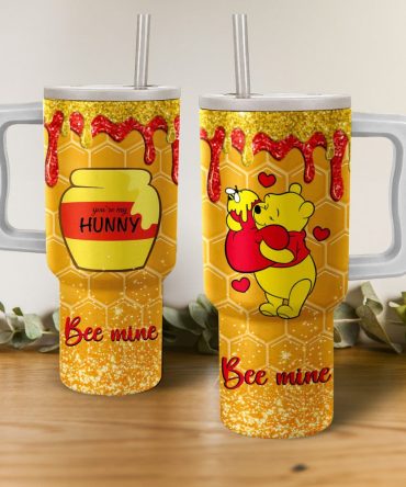 Bee Mine Honey Mug With Straw - Cute Bear Design, Perfect Gift For Loved Ones