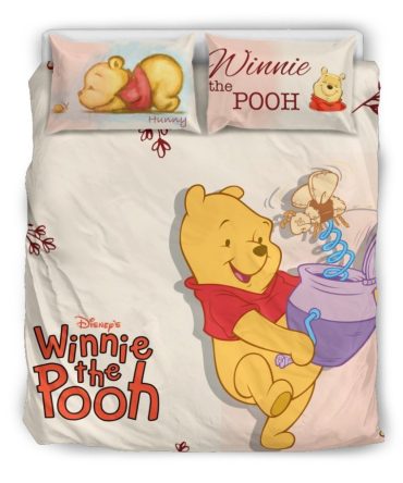 Cozy Disney Winnie The Pooh Bedding Set – Cute & Comfy For Kids' Rooms