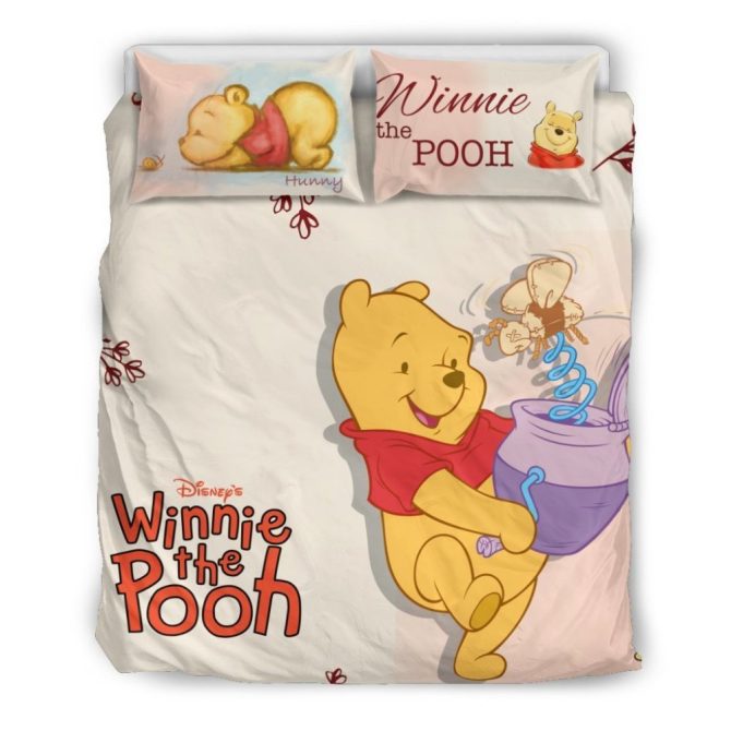 Cozy Disney Winnie The Pooh Bedding Set – Cute & Comfy For Kids' Rooms