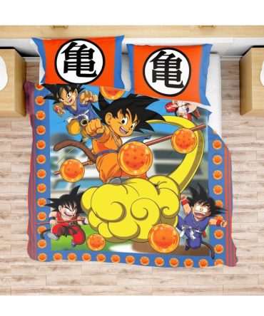 Vibrant Anime Character Bedding Set - Twin Size Comforter & Pillowcases