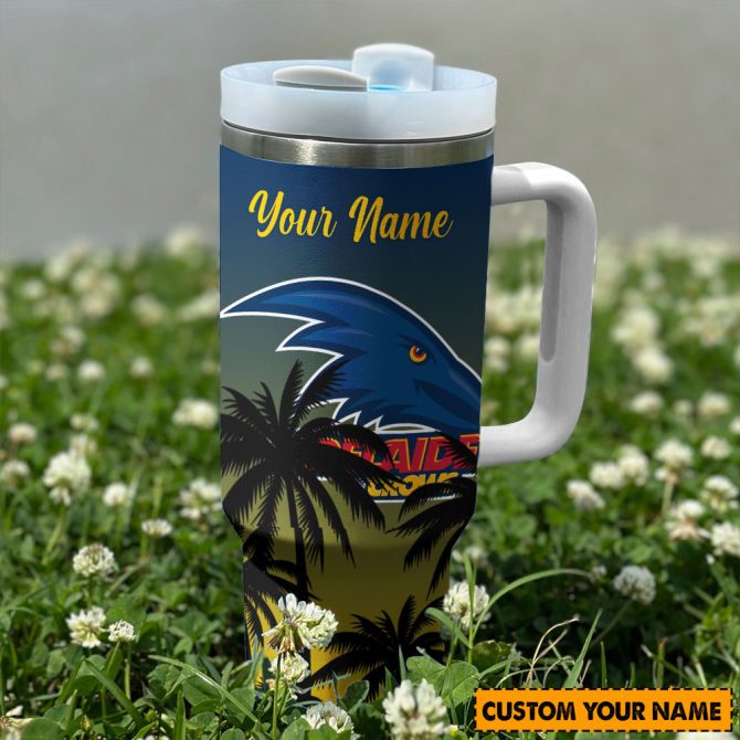 Custom Name Palm Tree Tumbler With Straw & Handle - Tropical Design, 20Oz - Perfect Personalized Gift - Image 2