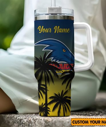 Custom Name Palm Tree Tumbler With Straw & Handle - Tropical Design, 20Oz - Perfect Personalized Gift