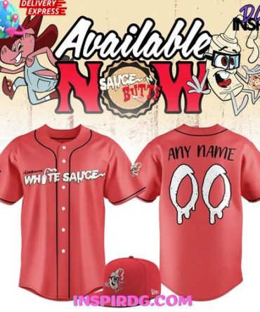 Custom Red Baseball Jersey & Cap Set - Personalized With Any Name & Number