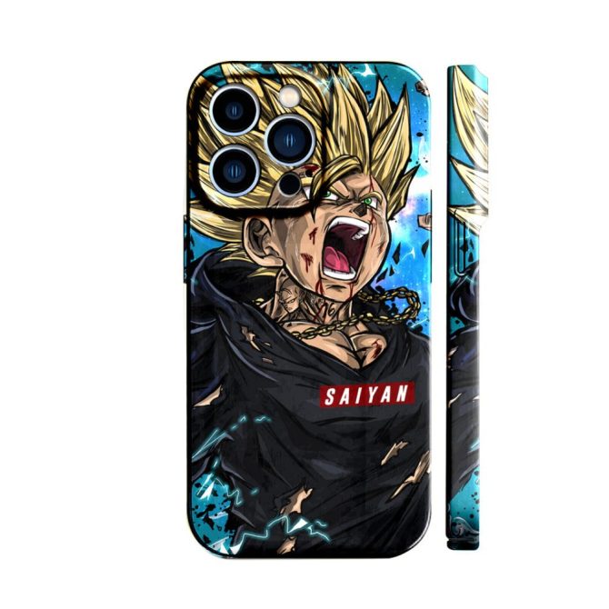 Super Saiyan Anime Iphone Case – Shockproof & Stylish Protection For Fans
