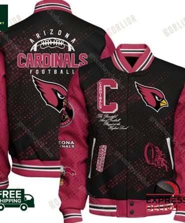 Arizona Cardinals Varsity Jacket - Stylish Football Fan Gear , Free Shipping!