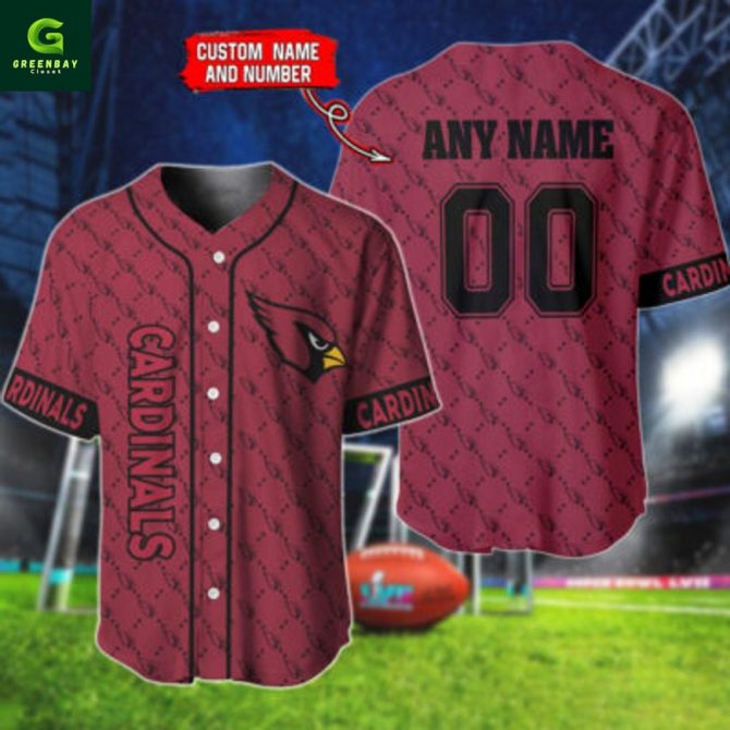 Customizable Cardinals Jersey - Add Your Name & Number - Perfect Gift!
