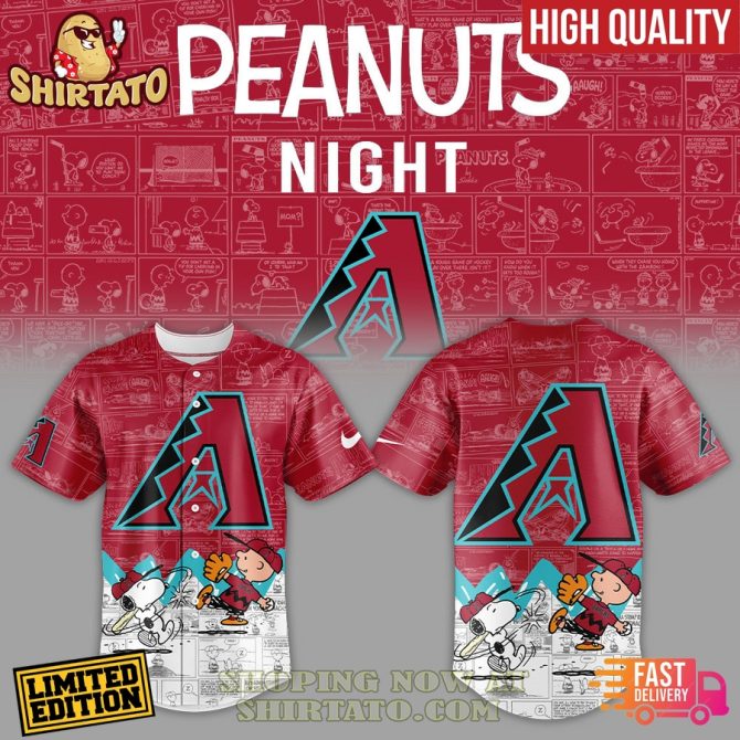 Limited Edition Peanuts Night Baseball Jersey - High Quality, Fast Delivery!