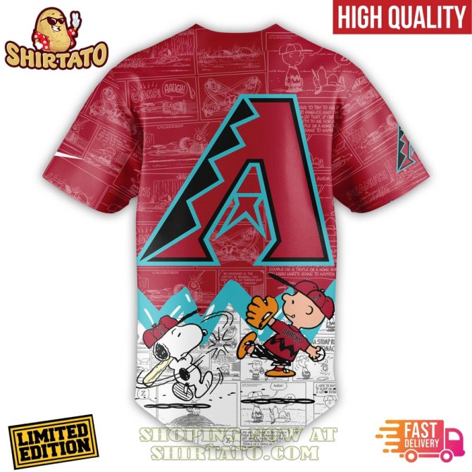 Limited Edition Peanuts Night Baseball Jersey - High Quality, Fast Delivery! - Image 3
