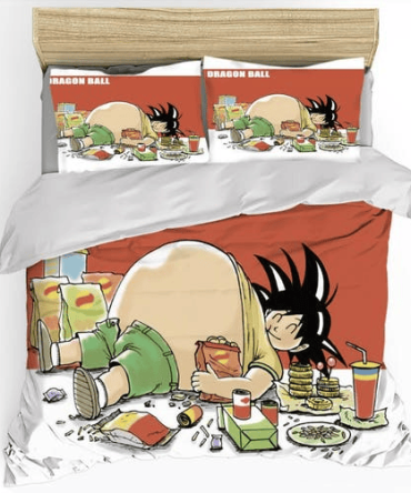 Cozy Dragon Ball Bedding Set - Anime Comforter & Pillowcases For Fans