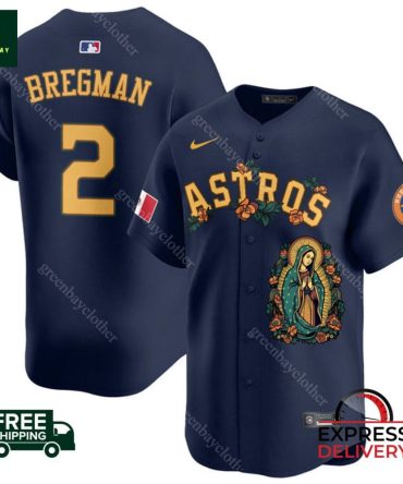 Astros Bregman #2 Jersey - Limited Edition Design, Free Shipping & Express Delivery