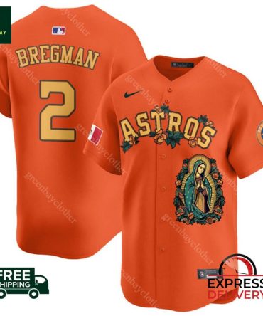 Astros Bregman #2 Jersey - Limited Edition Design, Free Shipping & Express Delivery!