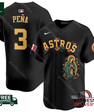 Limited Edition Astros Jersey - Peña #3 - Free & Fast Shipping!