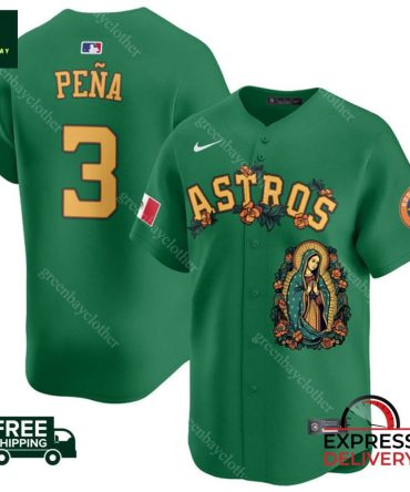Limited Edition Green Astros Jersey - Fast Shipping & Free Delivery!