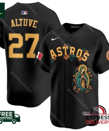 Exclusive Astros Black Jersey - Altuve #27 Design , Free Shipping & Express Delivery!