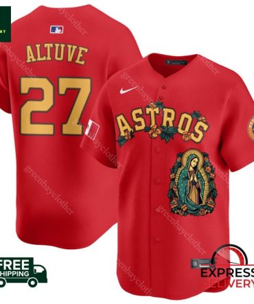 Astros Altuve #27 Jersey - Limited Edition Red - Free & Express Shipping!