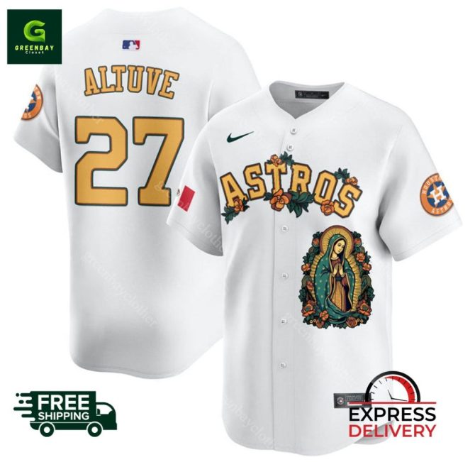 Astros Altuve #27 Jersey – Limited Edition Design, Free Shipping & Express Delivery