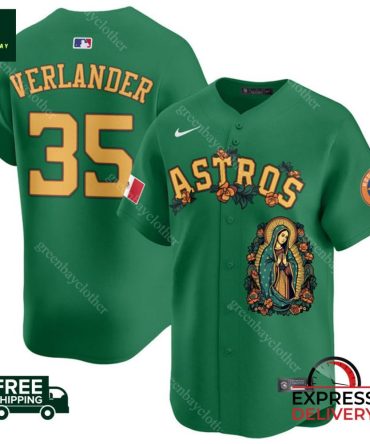 Astros Green Jersey - Verlander #35 , Limited Edition Design , Free Shipping & Express Delivery
