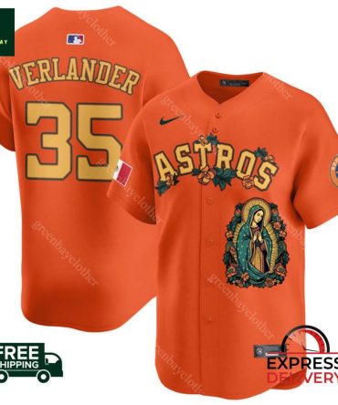 Astros Orange Jersey Verlander #35 - Premium Design, Free Shipping, Express Delivery