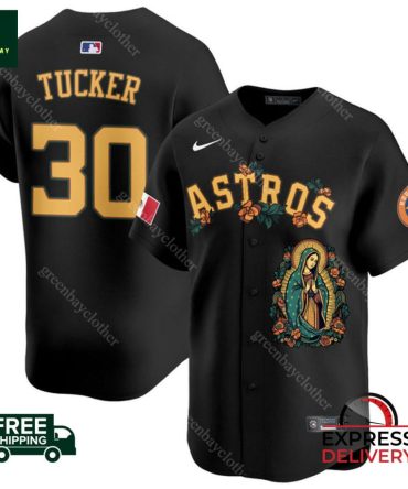 Astros Black Jersey - Tucker #30, Limited Edition, Free Shipping & Express Delivery!