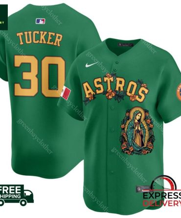 Limited Edition Astros Green Jersey - Tucker #30 - Free Shipping & Fast Delivery!