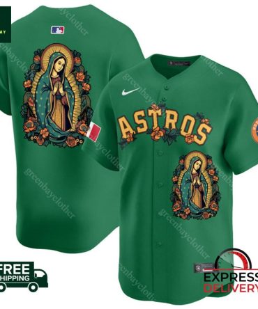 Limited Edition Astros Green Jersey - Unique Art Design , Free Shipping & Express Delivery!