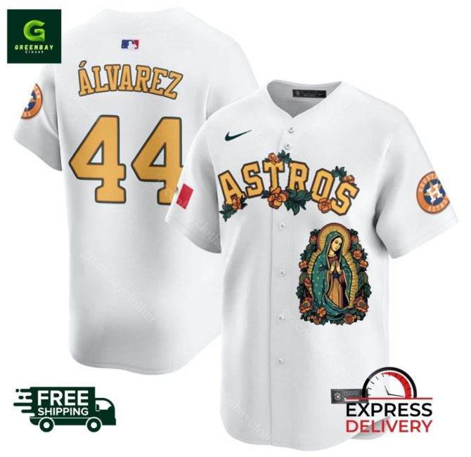 Astros Alvarez 44 Jersey - Authentic Mlb Design, Free Shipping & Express Delivery!