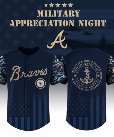 Limited Edition Braves Military Appreciation Jersey – Honor Our Heroes In Style!