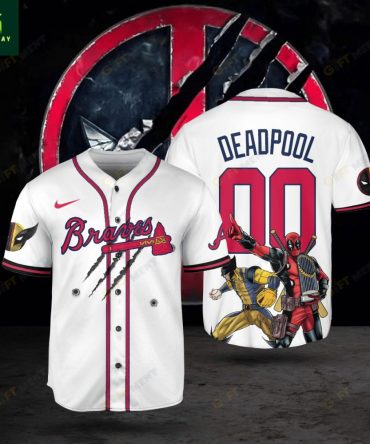 Exclusive Braves Jersey With Deadpool & Wolverine - Limited Edition Fan Gear