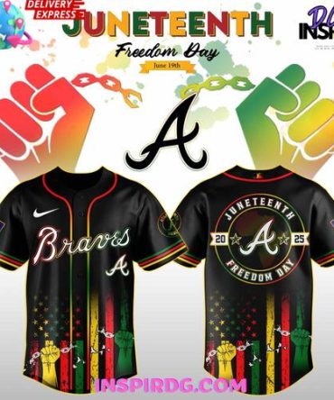 Juneteenth Freedom Day Braves Jersey - Vibrant 2025 Edition, Fast Delivery!