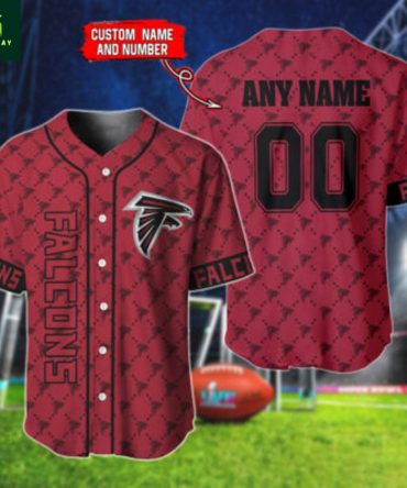Customizable Falcons Jersey - Add Your Name & Number - Perfect Gift For Football Fans!