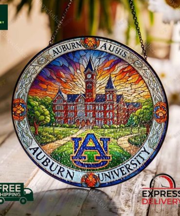 Stunning Auburn University Stained Glass Suncatcher – Free Shipping & Express Delivery