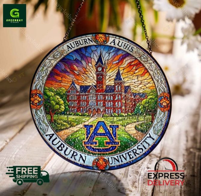 Stunning Auburn University Stained Glass Suncatcher – Free Shipping & Express Delivery