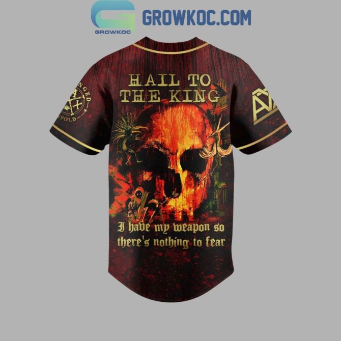 Avenged Sevenfold Baseball Jersey - Hail To The King Skull Design, Unisex Rock Apparel - Image 3
