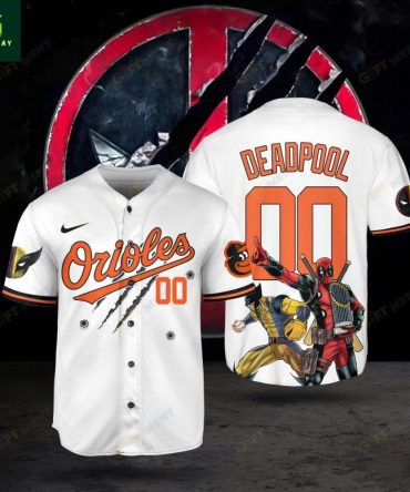 Limited Edition Deadpool Orioles Baseball Jersey - Unique Fan Apparel