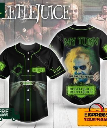 Beetlejuice Baseball Jersey – Horror Fan Apparel , Free Shipping!