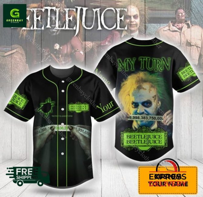 Beetlejuice Baseball Jersey – Horror Fan Apparel , Free Shipping!