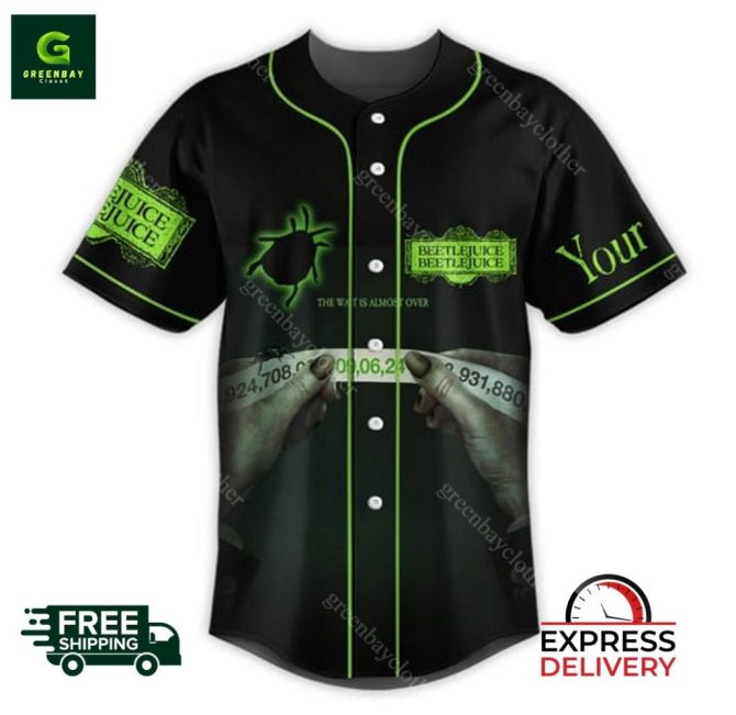 Beetlejuice Baseball Jersey – Horror Fan Apparel , Free Shipping! - Image 2