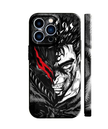 Edgy Anime-Inspired Phone Case - Shockproof, Unique Art Design, Fits Most Models
