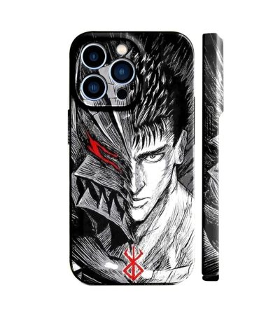 Bold Anime Art Phone Case – Shockproof Cover For Iphone 13 Pro Max