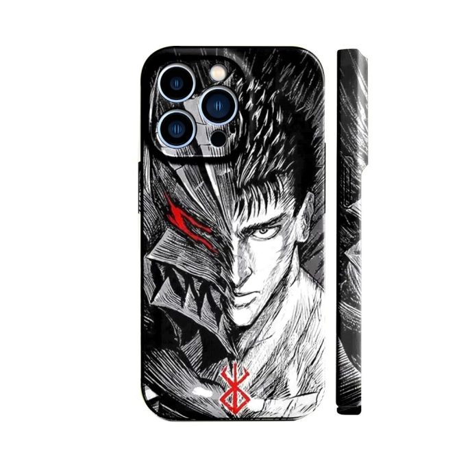 Bold Anime Art Phone Case – Shockproof Cover For Iphone 13 Pro Max - Image 2