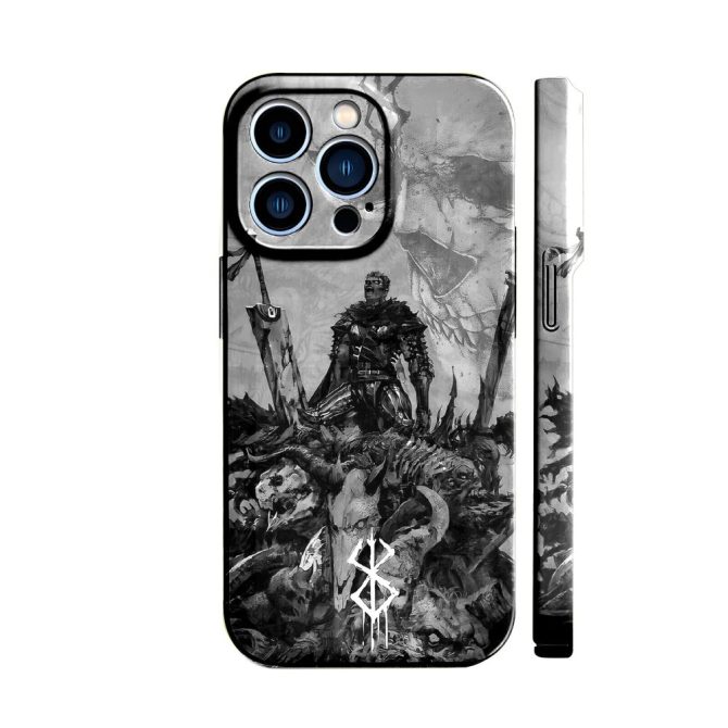 Epic Fantasy Warrior Iphone Case - Durable Protective Cover With Dark Art Design - Image 2