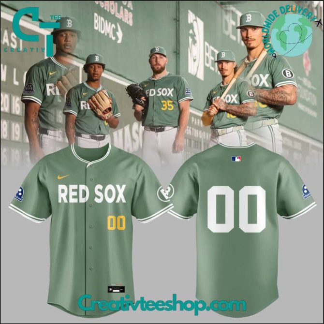 Limited Edition Green Red Sox Jersey - Authentic Team Gear For Fans