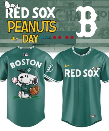 Limited Edition Red Sox Peanuts Day Jersey - Celebrate In Style With Snoopy & Friends!