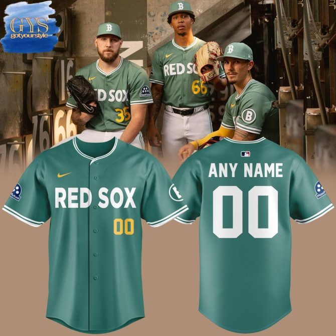 Customizable Red Sox Jersey – Add Your Name & Number – Limited Edition Design