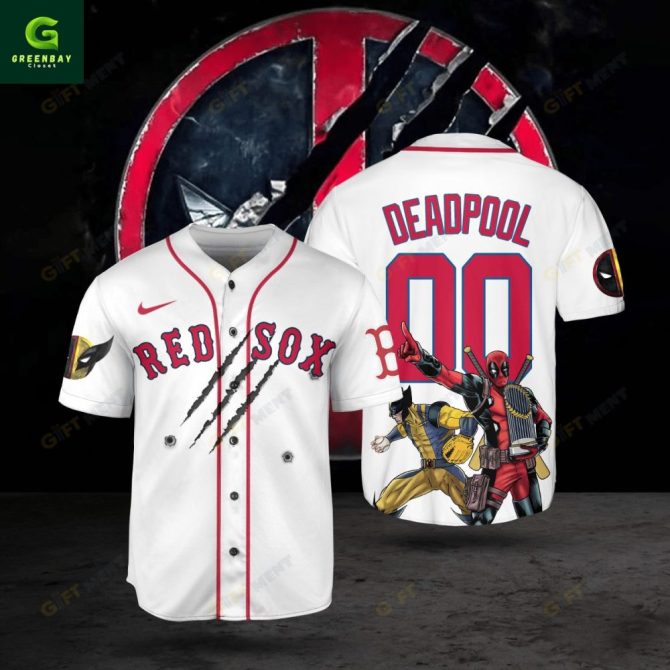 Exclusive Deadpool Red Sox Jersey – Limited Edition Fan Gear!