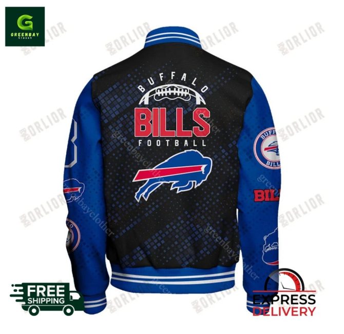 Buffalo Bills Varsity Jacket – Ultimate Fan Gear , Free Shipping & Express Delivery! - Image 3