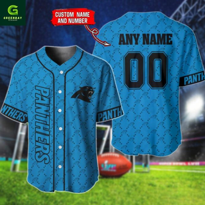 Customizable Panthers Jersey – Add Your Name & Number – Perfect Gift For Fans! - Image 3